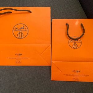 Hermes Classic Orange Bag Set